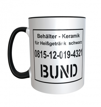 Kaffeetasse Behälter - Heißgetränk Bundeswehr